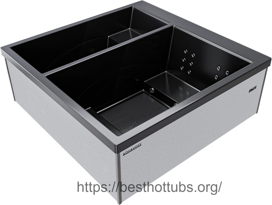 best hot tubs - Aquavoss Cold Plunge & Hot Tub