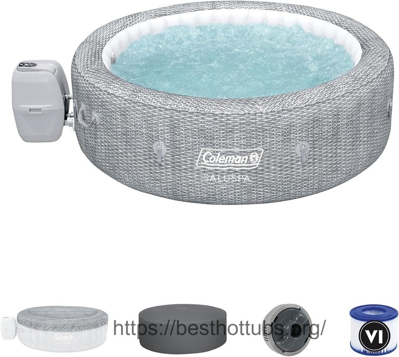 best hot tubs - Coleman SaluSpa Sicily AirJet 7 Person Inflatable Hot Tub